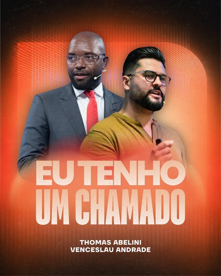 Arte da live “Eu Tenho Um Chamado” com Venceslau Andrade, 24 de agosto